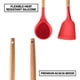 thumbnail image 3 of Sistema del utensilio de cocinar del silicón, utensilios de cocina de las PC de los utensilios 2 de la cocina fijados antiadherentes, 3 of 5