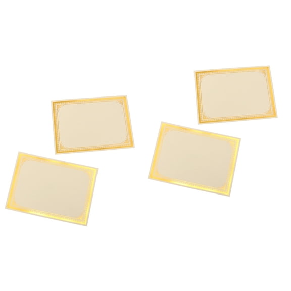 16 Sheets Award Paper Certificate Paper Blank A4 Paper Diploma Paper for Graduation