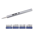 thumbnail image 3 of USB Rechargeable Mini Electric Screwdriver Set 3.7V Rechargeable Lithium Battery Cordless Power Screwdriver 28 in 1, 3 of 8