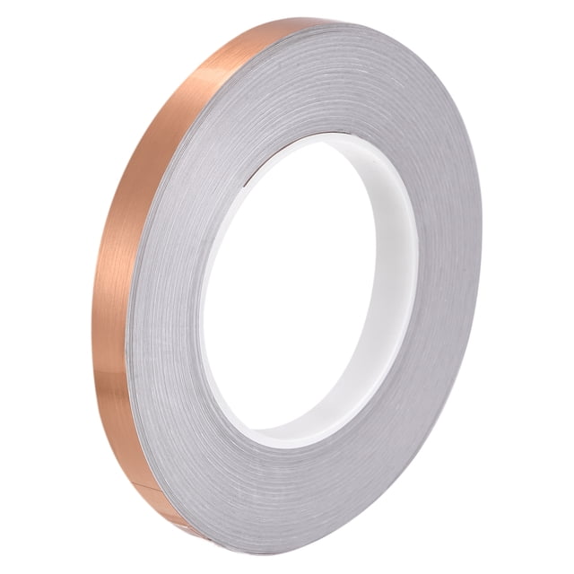 Unique Bargains Self Adhesive Tile Sticker Sealing Tape 1/2 Inch x 55 Yards Rose Gold