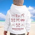 thumbnail image 4 of WOYY Toddler Girls' Casual Hoodie Soft Comfy Cute Hooded Sweatshirt Hoody, Sizes 2-3T, 4 of 4