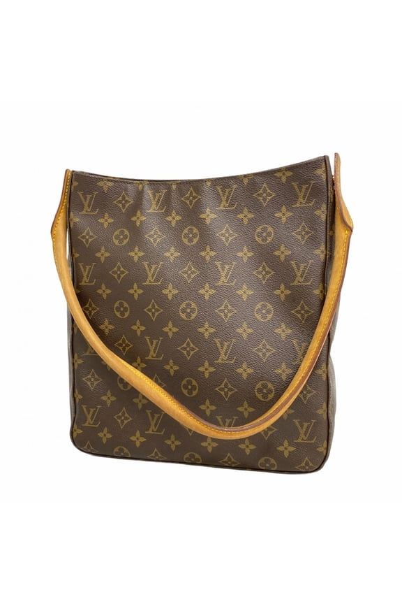 Pre-Owned Louis Vuitton Monogram Looping GM Shoulder Bag M51145 Brown Women's