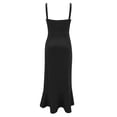 thumbnail image 6 of Women's Long Formal Dresses Sleeveless V Neck Wedding Guest Dresses Ruffle Party Prom Maxi Dress Womens Tunics Dresses Tunic Swing Dresses for Women Dresses for Casual Dress Women Casual Summer for, 6 of 6