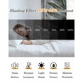 thumbnail image 5 of Coastal Conch Blackout Curtains for Bedroom Living Room Darkening Curtains 90 Inch Beach Nautical Summer Vintage Botanical Black Out Window Curtain Privacy Window Treatment Grommet Drapes 52"x90"x2, 5 of 9