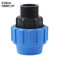 thumbnail image 1 of PP Fitting Screw Joint PE Pipe Drinking Water Clamp Connector Male Adaptor, 1 of 8