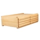 thumbnail image 2 of Caja de almacenamiento de suministros de arte con divisor extraíble, multifuncional, portátil, de madera 4 cajones, 2 of 9