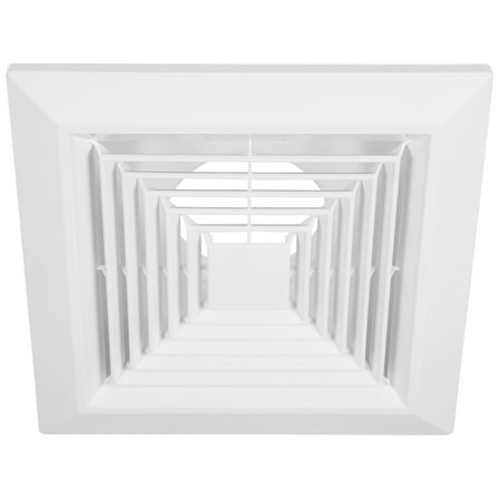 SEWCHICS ABS Bathroom Fan Grille Integrated Ceiling Vent Cover Moisture Resistant Elegant Design
