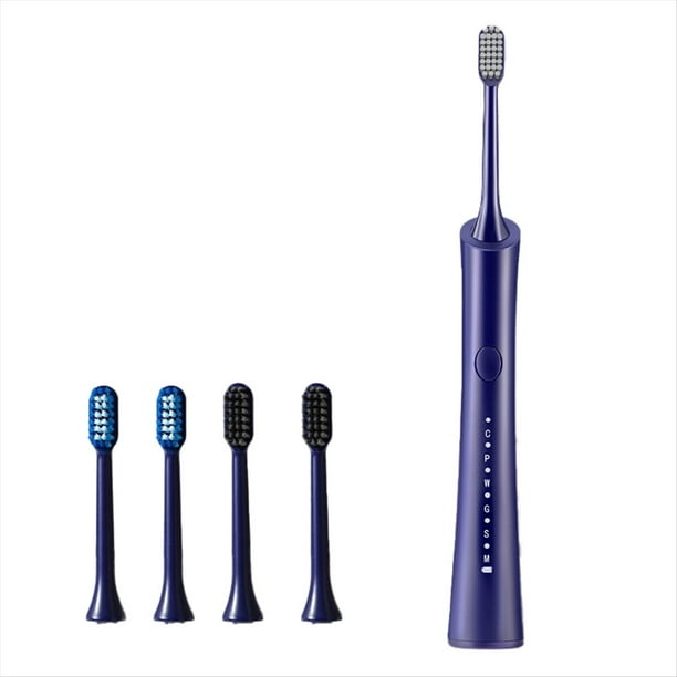 Cepillo de Dientes Eléctrico para Adultos Cepillo de Dientes Eléctrico para Niños Cepillo de Dientes Eléctrico de 6 Modos Cepillo de Dientes con Batería Recargable,C