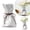 White, variant on Charming Home Decoration Piece, Resin Vase Irregular Modern Decorative Vase Paper, Vase Ornament, Flower Pot Decor.