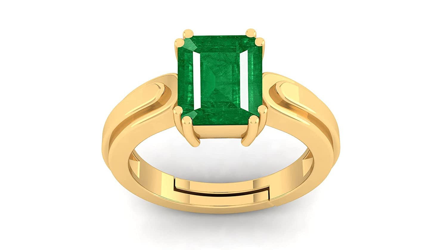Traditie Beukende Spookachtig Natural Certified Emerald (Panna) Ring 4.00-10.50 Carat with Panchadhatu  Astrology Ring for Unisex Rashi Ratan Ring Birthstone Ring - Walmart.com