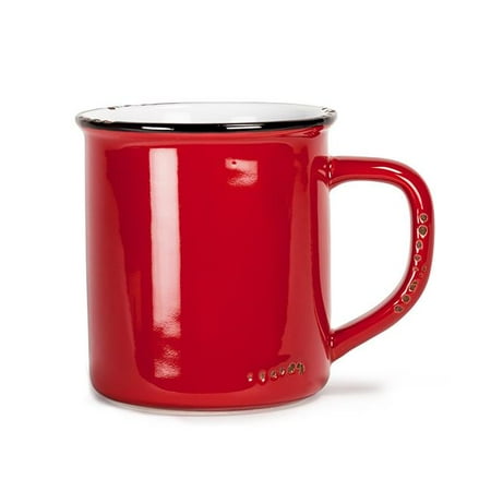 

4 in. Enamel Look Mug Red