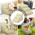 thumbnail image 7 of Dog Stairs for Small Dogs, High Density Foam Dog Steps, Extra Wide Non-Slip Pet Ramp for High Beds Or Couch, Soft Doggie Ladder for Dogs Injured, Older Pets, Small Cats, 7 of 7