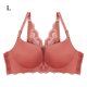 thumbnail image 1 of Sujetador sin costuras Apertura frontal Ropa interior de encaje Sin cables Sexy Bralette transpirable Racerback, Caramelo, 36/80 seitruly AP001113-19, 1 of 7