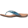 thumbnail image 3 of Women's Vionic Lucia Thong Sandal Aqua Snake Skin Synthetic 9.5 M, 3 of 4