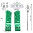 thumbnail image 2 of Set de accesorios de disfraz de princesa Tiana para niñas de 3 a 10 años, 2 of 6