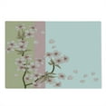 thumbnail image 2 of Japanese Cutting Board, Romantic Sakura Blooms Flowers Petals Spring Wind Eastern Nature Theme, Decorative Tempered Glass Cutting and Serving Board, Large Size, Sand Brown Pale Pink, by Ambesonne, 2 of 5