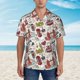 thumbnail image 2 of Fotbe London Landmark1 Camisa Hawaiana para Hombre Unisex – Camisa Casual de Verano con Botones de Manga Corta de Algodón y Lino,Medium, 2 of 7