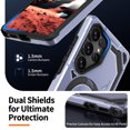 thumbnail image 6 of Dteck Magnetic Case for Samsung Galaxy S24 Ultra,Shockproof TPU+PC Ring Holder Case Compatible with Mag Safe Military Drop Protection Kickstand Back Cover,Lightpurple, 6 of 7