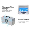 thumbnail image 6 of Portable Airbrush Paint Spray Booth Kit Pro Paint Set w/ Turn Table Powerful Fan For Toy Model Parts, 6 of 8