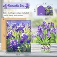 thumbnail image 2 of 3D Greeting Cards Pop Up Cards 16" Iris Paper Flower Bouquet Gifts for Women Mom Wife Birthday, Anniversary, Get Well with Note Card & Envelope, Romantic Iris, 2 of 9