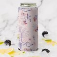 thumbnail image 2 of 2 Pieces Can Cooler Sleeves Insulated Collapsible Beer Sleeve Flower Floral Soda Beer Can Covers for Birthday Party Wedding, 2 of 4