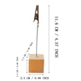 thumbnail image 2 of WMQPNNS New Trending Color Log Square Message Clip Iron Note Clip Note Clip Desktop Display Postcard Clip Message Clip Todays Deals Clearance Sale, 2 of 3