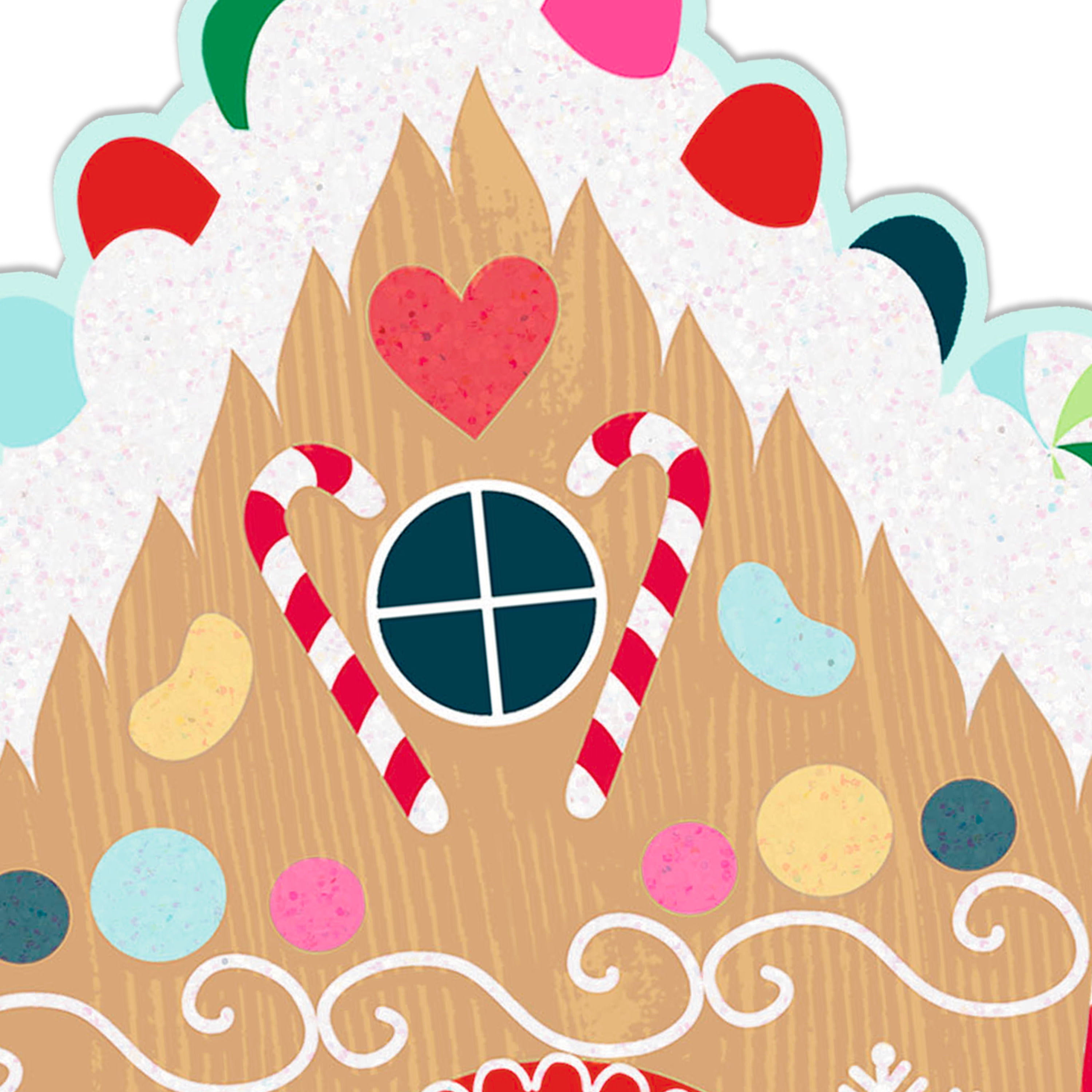 Hallmark Christmas Cards, Gingerbread House (Pack of 6 Cards with Envelopes)