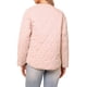 thumbnail image 3 of Chaquetas acolchadas de botón INSPIRE CHIC para mujeres, chaqueta ligera de plumas, abrigo casual de moda de invierno con bolsillos, L gris rosa, 3 of 6