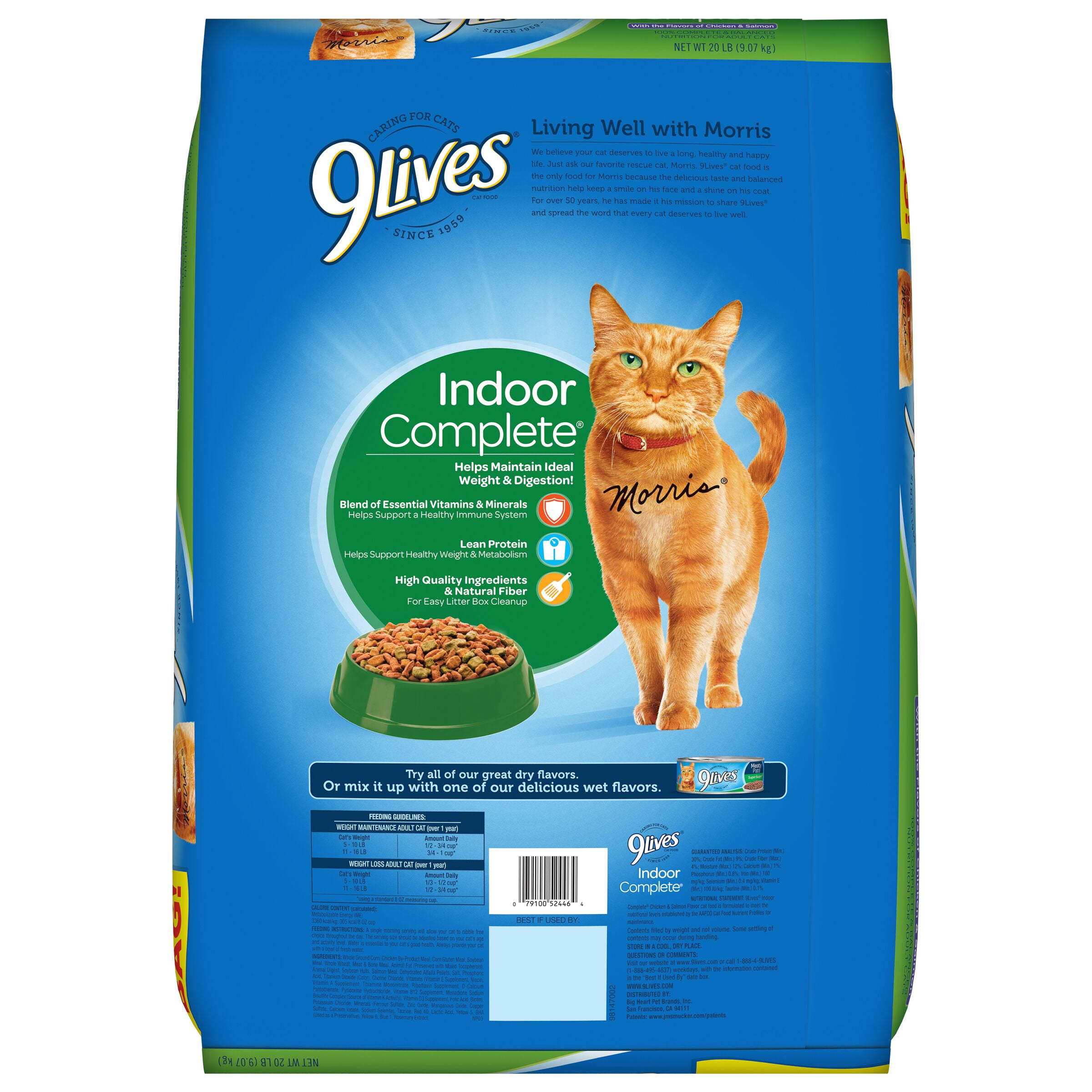 9lives indoor complete dry cat food