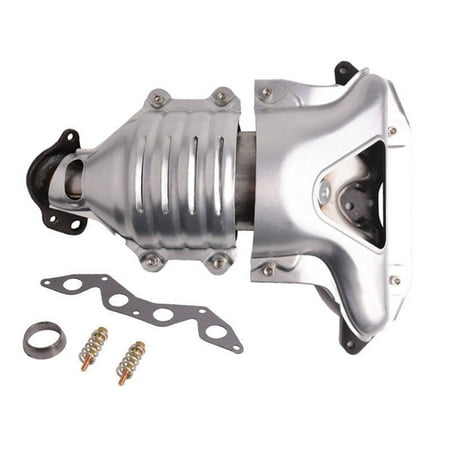 - Catalytic Converter 1.7L Exhaust Manifold 673-608 & 674-608 For Honda Civic 01-05 DX LX CX L4 SOHC REPH960325