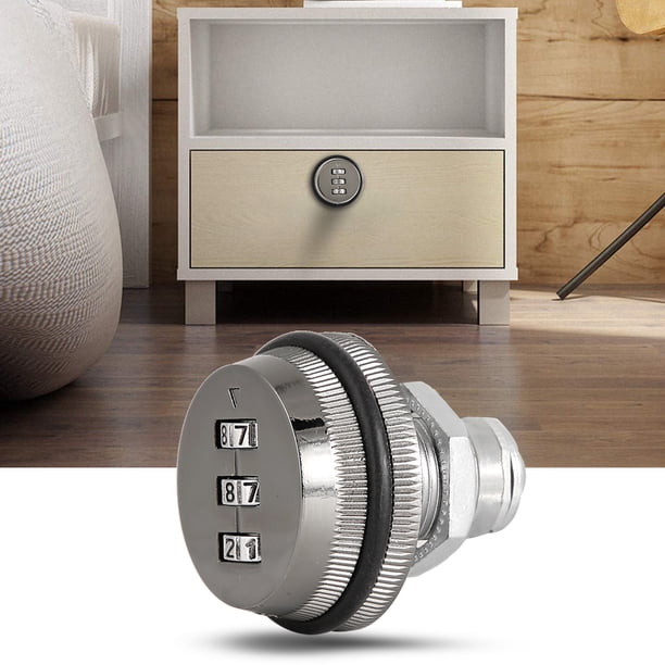 Cerradura Mecánica Con Contraseña De 3 Dígitos - Gabinete Para Buzón De Dígitos Zinc