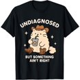 thumbnail image 1 of Funny Undiagnosed But Something Ain't Right - Camiseta de gato vaquero, 1 of 2