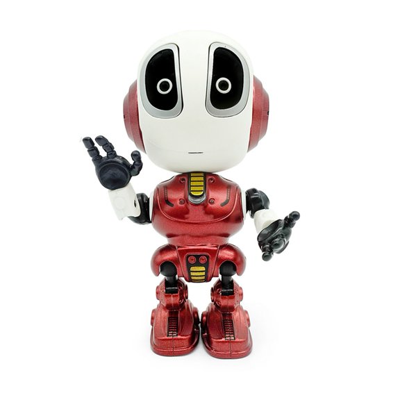 Juguetes robot para niños, mini robot que habla, juguete robot que graba, mini robot con ojos LED, probado y confiable