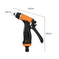 thumbnail image 3 of Xihbxyly Pistola Rociadora de Agua a Alta Presión, Boquilla Ajustable para Lavado de Autos, Aspersor de Jardín, Mango Cómodo, Uso Múltiple, Fácil Conexión a Mangueras, Tamaño Compacto 15 X 11 X 3,5 C, 3 of 7