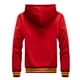 thumbnail image 3 of Sudadera con capucha Augper para hombre, cálida, de invierno, con cremallera y vellosidades, chaqueta, abrigo exterior, 3 of 5