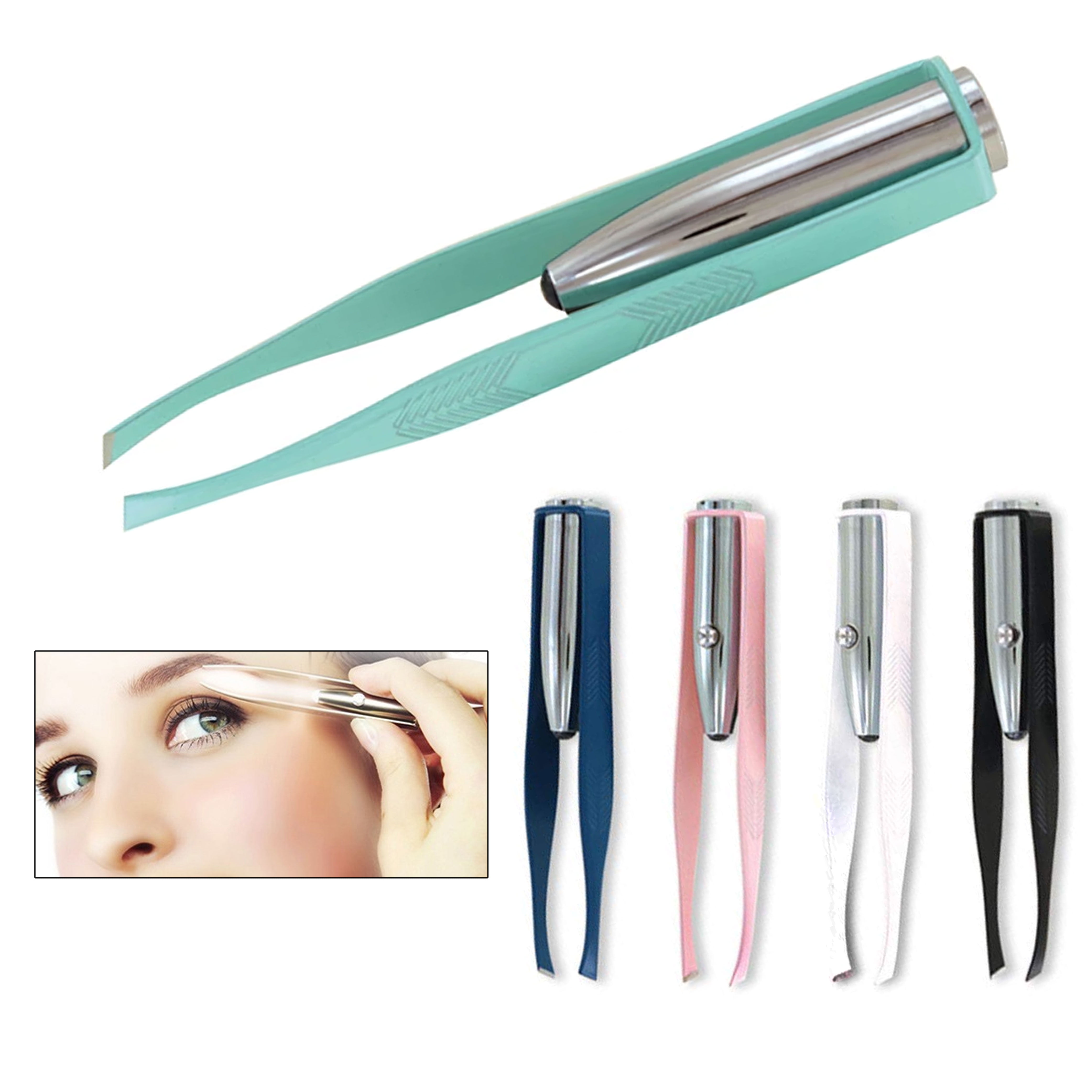 1 Pc Tweezer Stainless Steel Make Up Eyelash Eyebrow Hair Removal With