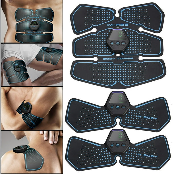 EMS Abdominal Muscle Trainer,Cinturón de tonificación abdominal tóner, estimulador ABS portátil, equipo de entrenamiento muscular para perder peso, con 10 modos, 20 de fuerza, para abdomen, cintura, p Khall Tendencias