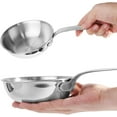 thumbnail image 6 of 316 Stainless Steel Small Sauce Pan & Frying Skillet with Spout, Mini Egg Omelet Pan for Induction Gas Stoves, Butter Melting Pot, Oil Heating Kitchen Cookware, 6 of 8
