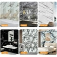 thumbnail image 5 of Wall Panels Peel and Stick，PVC imitation artificial marble tiles sticker，20 pcs 23.6" L x 11.8" W，Heat-Resistant Backsplash Tile，Ideal for Kitchen Bathrooms Living Rooms Bedrooms. (20, DU032), 5 of 9