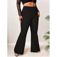 thumbnail image 2 of Plus-Size Casual Pants for Women high-Waisted Bell Bottoms Yoga, 2 of 5