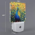 thumbnail image 2 of Fuzoiu Peacocks Print Dusk to Dawn LED Night Light with Light Sensor, Energy-Efficient Touch-Safe Night Lamp for Home, Office, and Kids' Rooms-US, 2 of 7