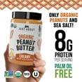 thumbnail image 2 of Just About Foods Organic Keto Creamy Peanut Butter, 1 lb, No Sugar Added, 2 of 9