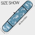 thumbnail image 3 of Dailycode Double Sided Oven Mitt with Loop Heat Resistant Kitchen Long Potholders 7" x 35" Swimming Whales, 3 of 6