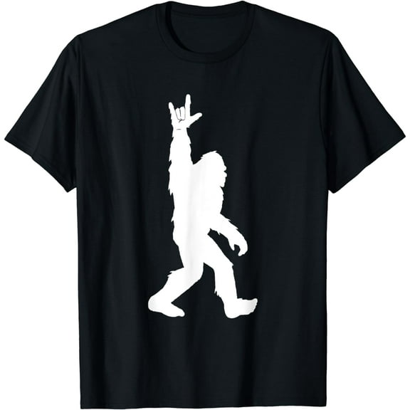 Bigfoot I Love You Hand Sign Language for Sasquatch Hunters T-Shirt