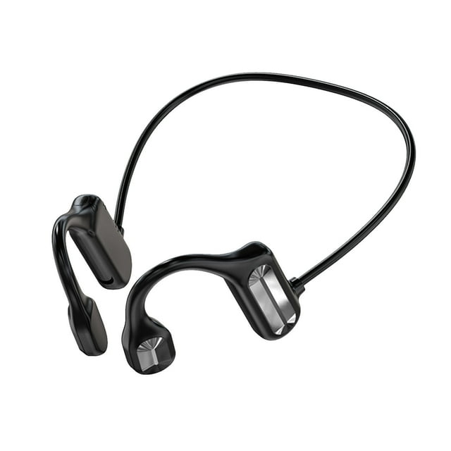 Écouteurs Sans Fil Bluetooth à Conduction Osseuse pour Sports Extérieurs et Usage Professionnel avec Résistance à la Sueur IP56 et Autonomie de 6 Heures