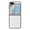 White, variant on Case for Samsung Galaxy Z Flip 5, PU Vegan Leather Back & Hard PC Bumper Wireless Charging Shockpoof Protective Slim Anti-Scratch Phone Case for Samsung Galaxy Z Flip 5 - White