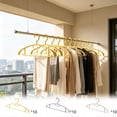 thumbnail image 1 of Sentmoon Clothing Drying Rack Clothes Rack Drying Seamless Clothes Hangers Skids-proof Antis-Shoulder-Bump Style Household Plastic Garment Hangers Extra-Thickened Reinforced Drying Racks, 1 of 7