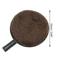thumbnail image 3 of Unique Bargains 1 Pc Round Facial Sponges 3.94"x3.94" Brown, 3 of 6