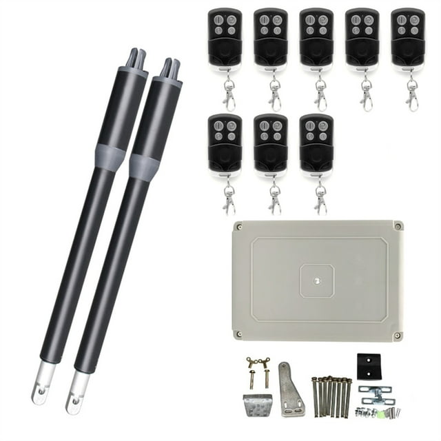 200KG Electric Swing Gate Opener Arms Drive With Multi Remote Control Optional Home Garage Swing Door Operator Motor Actuator ,Ultra-Quiet Operation