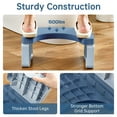 thumbnail image 7 of Toilet Stool, Poop Stool for Adults, 7 Inch Portable Toilet Potty Stool, Collapsible Step Stool for Bathroom Potty Support（Blue）, 7 of 7
